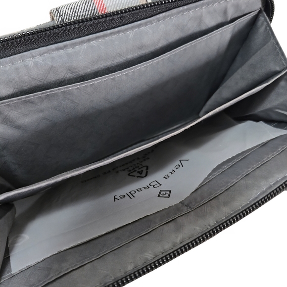 Vera Bradley RFID Perfectly Plaid Wallet with Turn Lock Closure-NWT - Picture 7 of 13